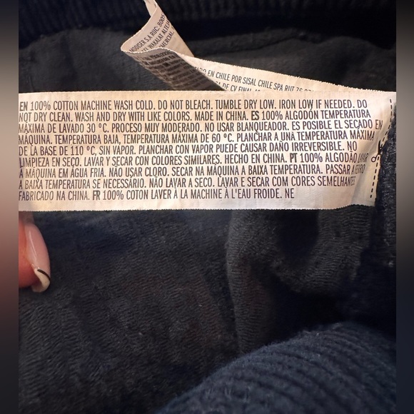 Forever 21 Black corduroy straight leg 5 pocket Jeans - Picture 8 of 8